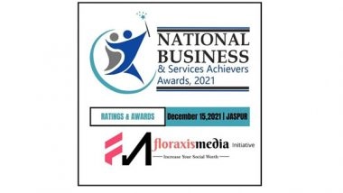 Business News | Floraxis Media Group Announces Winners of the National Business and Services Achievers Award, 2021