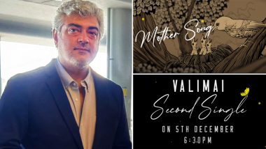 Valimai Song Mother Promo: Second Single From Ajith Kumar’s Film Is a Lilting Tribute to Motherhood! (Watch Video)