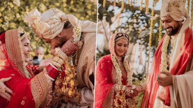 Vicky Kaushal Weds Katrina Kaif: The Bride and Groom Share First Pictures From Their Beautiful Marriage Ceremony!