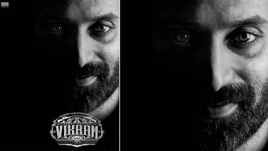 Vikram: Fahadh Faasil in the Solo Poster of His Upcoming Tamil Film Looks Captivating