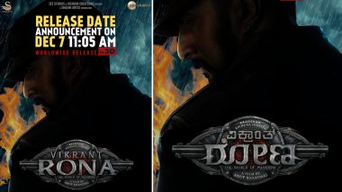 Vikrant Rona: Kiccha Sudeep-Starrer Kannada Film's Release Date To Be Unveiled on December 7 (View Poster)