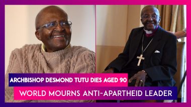 Archbishop Desmond Tutu Dies Aged 90, World Mourns Anti-Apartheid Leader