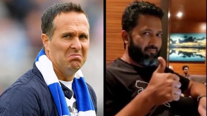 Wasim Jaffer Hilariously Trolls Michael Vaughan After England Gets All Out on 68 Runs During AUS vs ENG 3rd Test 2021, Indian Cricketer Reminds Him Of His Old Tweet