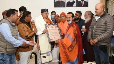 India News | Religious Leaders Thank Uttarakhand CM, Shower Blessings for Decision to Rename Joshimath