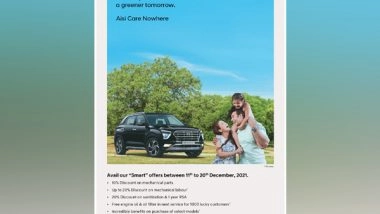 Business News | Hyundai Motor India Announces Nationwide Smart Care Clinic