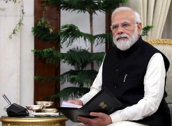 PM Narendra Modi Says ‘Saryu Nahar Project That Was Incomplete for Four Decades Has Been Finished in Four Years’