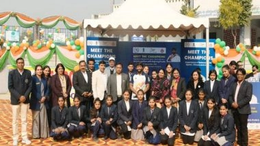 Sports News | Olympic Medallist Bajrang Punia Takes PM Modi's 'Meet the Champions' Initiative to Schools in Panipat
