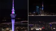 Happy New Year 2022: New Zealand's Auckland Welcomes New Year With Glittering Fireworks (Watch Video)