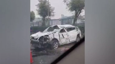 India News | Delhi: One Dead, Two Injured in Car Accident Near Mahipalpur Flyover