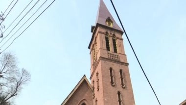 India News | Christmas: People Offer Prayers at over Century-old Saint Luke's Church in J-K's Srinagar