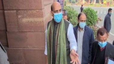 India News | Rajnath Singh Reaches Parliament, Will Brief on IAF Chopper Crash