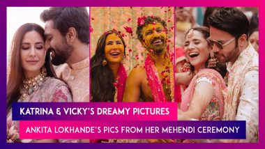 Katrina Kaif & Vicky Kaushal’s Dreamy Pictures From Their Wedding Festivities; Ankita Lokhande’s Shares Photos With Groom Vicky Jain From Her Mehendi Ceremony