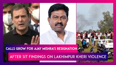 Calls Grow For Mos Home Ajay Mishra Teni's Resignation After SIT Findings On Lakhimpur Kheri Violence