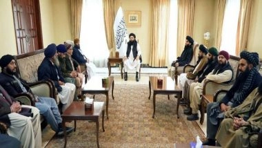 World News | Our Policy is to Provide Safety to All Residents in Afghanistan Including Minorities: Top Taliban Leader to Sikhs