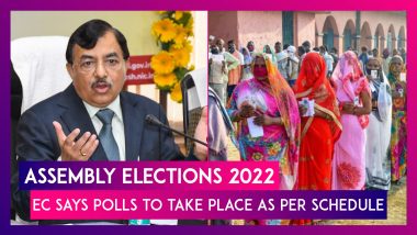 Assembly Elections 2022: Election Commission Says Polls To Take Place As Per Schedule Without Any Delay
