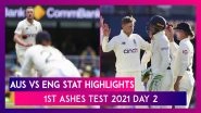 AUS vs ENG Stat Highlights 1st Ashes Test 2021 Day 2: Travis Head Century Puts Hosts in Control