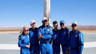 World News | Jeff Bezos' Blue Origin Blasts Third Private Crew into Space
