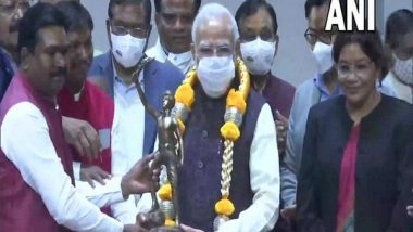 India News | PM Modi Honoured at BJP Meet over Announcement to Celebrate Birsa Munda's Birthday as Janjatiya Gaurav Divas