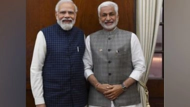 India News | YSRCP MP Vijayasai Reddy Meets PM Modi, Discusses Issues Relating to Andhra