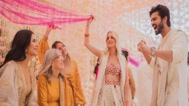 Entertainment News | Sunny Kaushal Calls Him 'acha Devar' as He Bonds with 'parjai Ji' Katrina Kaif on Her Haldi Ceremony