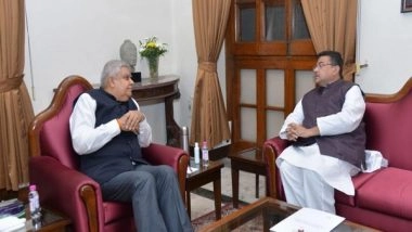 India News | Suvendu Adhikari Meets WB Governor Jagdeep Dhankhar