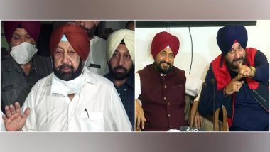India News | Channi Will End Up as Night Watchman Only, Says Amarinder After Navjot Sidhu Appointed as Cong Election Committee Chairman