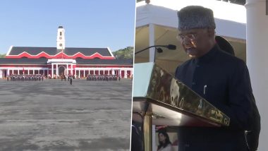 IMA POP Autumn Term 2021: President Ram Nath Kovind Reviews Passing Out Parade at Indian Military Academy in Dehradun