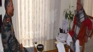 India News | General Officer Commanding 15 Corps Discusses J-K Security Situation with Lt Governor
