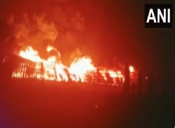 Rajasthan: Fire Breaks Out in Godown in Neemrana Area of Alwar