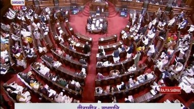 India News | Opposition Parties Except TDP, YSRCP Boycott Rajya Sabha Proceedings over Suspension of 12 MPs