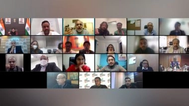 World News | Piyush Goyal Discusses Boosting Investments, Trade Ties with Abu Dhabi Investment Authority Managing Director