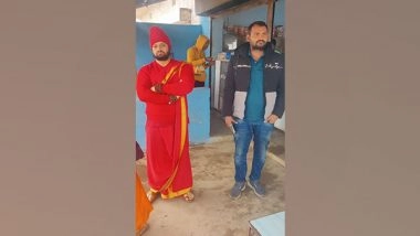 India News | MP: Kalicharan Maharaj Held for Making Objectionable Remarks Against Mahatma Gandhi