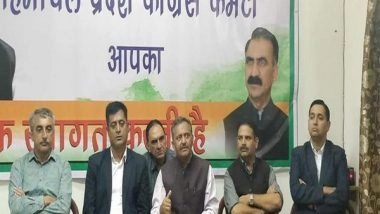 India News | BJP Govt in Himachal Pradesh a Complete Failure During Past Four Years, Says Congress