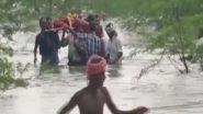 India News | Virudhanagar: Villagers Carry Body of Person Through Flooded River