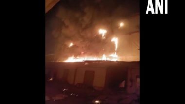 Fire in Thane: Blaze Erupts at Godown in Bhiwandi, No Causalities Reported