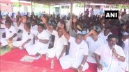 India News | TN Fishermen on Strike Demanding Release of 68 Fishermen Held by Sri Lankan Navy
