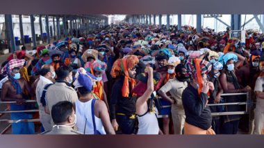 Kerala: Heavy Rush of Pilgrims Continue in Sabarimala Temple (See Pics)