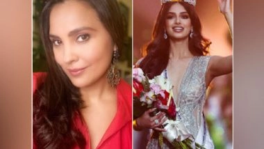 Entertainment News | Lara Dutta Wishes a 'glorious Reign' to Miss Universe 2021 Harnaaz Sandhu