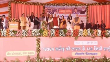 India News | Gadkari Lays Foundation Stone of National Highway Projects Worth Rs 9,119 Crore in UP's Meerut, Muzaffarnagar