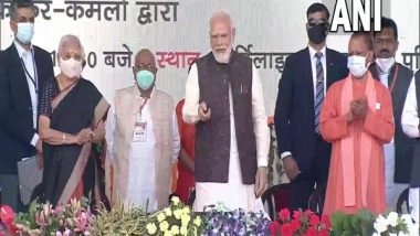 India News | PM Modi Inaugurates Projects Worth over Rs 9600 Crore in UP's Gorakhpur