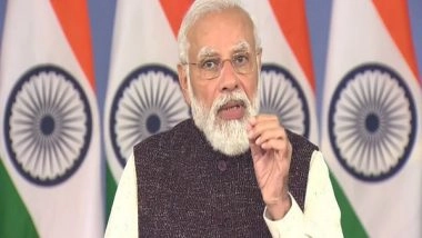 India News | PM Modi Announces Vaccination for Children Between 15-18 Years, Emphasises Caution Against Omicron Variant