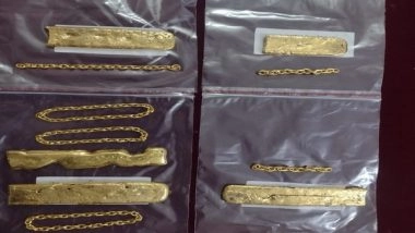 India News | DRI Intercepts 4 Passengers for Bringing Gold Worth Rs 1.1 Cr from Sharjah to Coimbatore