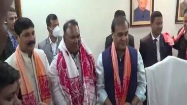 India News | Congress MLA Sashi Kanta Das Pledges to Support BJP-led Assam Government, Chief Minister Hails Decision