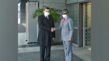World News | Turkmenistan FM Meredov Arrives in Delhi to Participate in 3rd India-Central Asia Dialogue