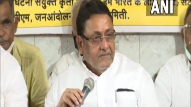 India News | Param Bir Singh, Sachin Waze Planned Antilia Bomb Threat, Says Nawab Malik, Demands That NIA Reveal Info