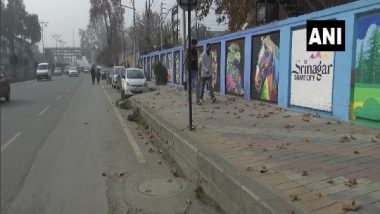 India News | J-K: Graffiti Artwork Beautifies Srinagar City Walls