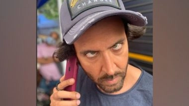 Entertainment News | Hrithik Roshan Makes Funny Facial Expressions in His Latest Instagram Picture