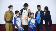 Sports News | Neeraj Chopra Enthrals Students from 75 Schools at Sanskardham in Ahmedabad