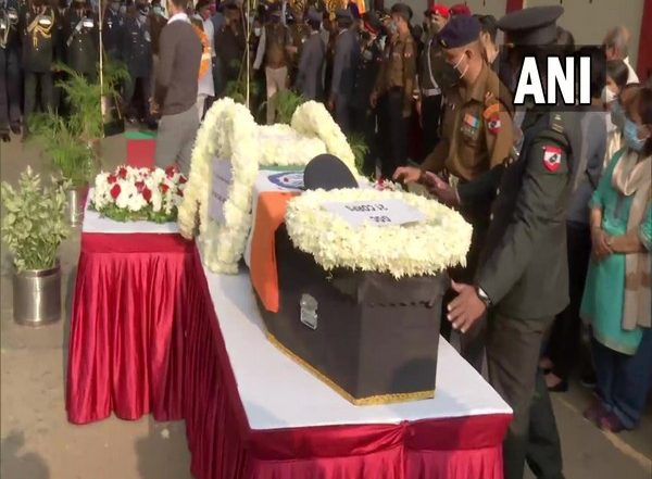 India News | TN Chopper Crash: IAF Officials, MP Ministers Pay Tribute to Group Captain Varun Singh in Bhopal