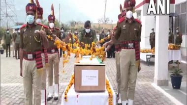 India News | Tributes Paid to J-K Policeman Killed in Srinagar Terrorist Attack